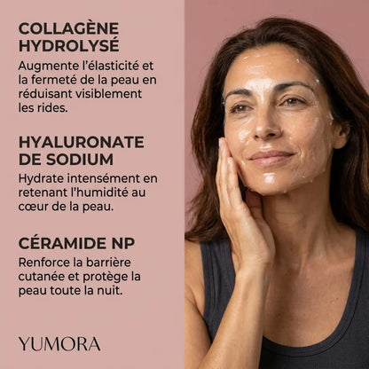 Yumora Fermeté Nuit Masque Enveloppant au Collagène